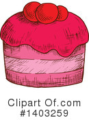 Cupcake Clipart #1403259 by Vector Tradition SM