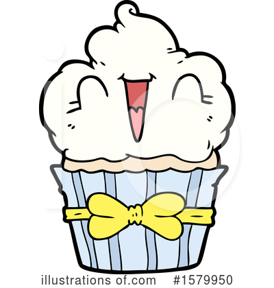 Royalty-Free (RF) Cupcake Clipart Illustration by lineartestpilot - Stock Sample #1579950