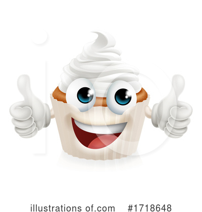 Royalty-Free (RF) Cupcake Clipart Illustration by AtStockIllustration - Stock Sample #1718648