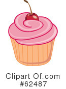 Cupcake Clipart #62487 by Pams Clipart
