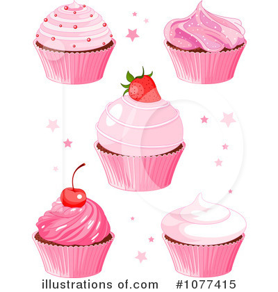 Cupcakes Clipart #1077415 by Pushkin