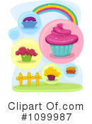 Cupcakes Clipart #1099987 by BNP Design Studio