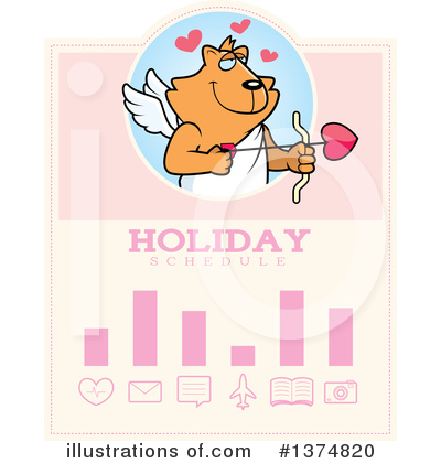 Cupid Cat Clipart #1374820 by Cory Thoman