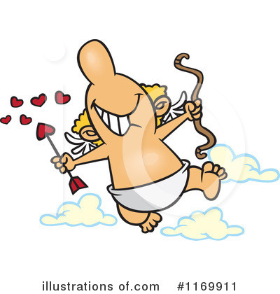 Royalty-Free (RF) Cupid Clipart Illustration by toonaday - Stock Sample #1169911