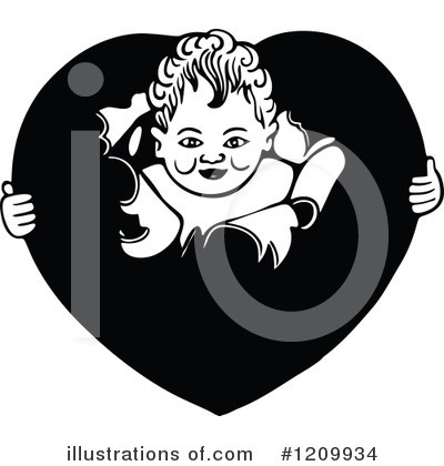 Royalty-Free (RF) Cupid Clipart Illustration by Prawny - Stock Sample #1209934