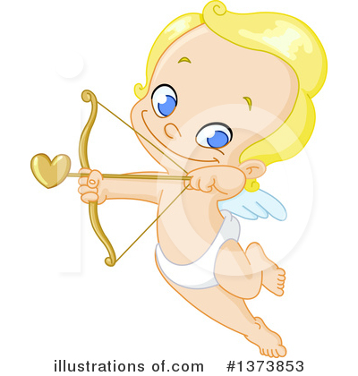 Royalty-Free (RF) Cupid Clipart Illustration by yayayoyo - Stock Sample #1373853