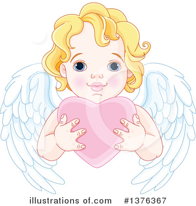Royalty-Free (RF) Cupid Clipart Illustration by Pushkin - Stock Sample #1376367