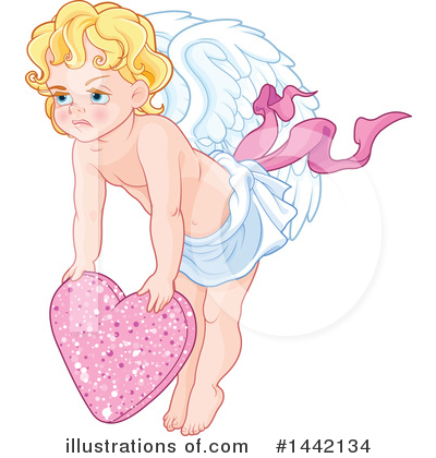 Royalty-Free (RF) Cupid Clipart Illustration by Pushkin - Stock Sample #1442134