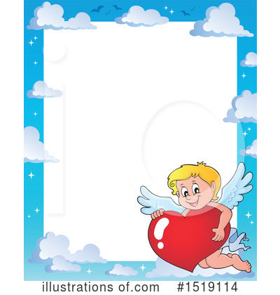 Royalty-Free (RF) Cupid Clipart Illustration by visekart - Stock Sample #1519114