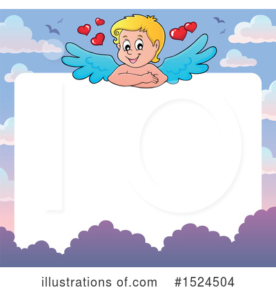 Royalty-Free (RF) Cupid Clipart Illustration by visekart - Stock Sample #1524504