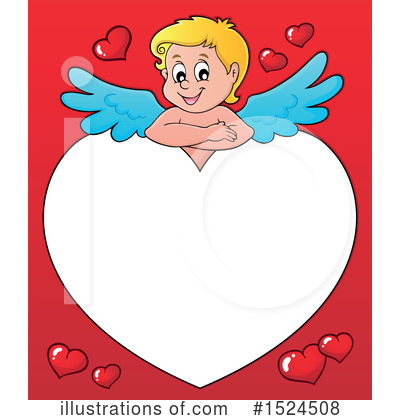 Royalty-Free (RF) Cupid Clipart Illustration by visekart - Stock Sample #1524508