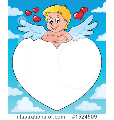 Royalty-Free (RF) Cupid Clipart Illustration by visekart - Stock Sample #1524509