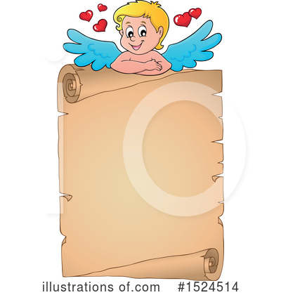 Royalty-Free (RF) Cupid Clipart Illustration by visekart - Stock Sample #1524514