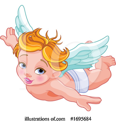 Royalty-Free (RF) Cupid Clipart Illustration by Pushkin - Stock Sample #1695684