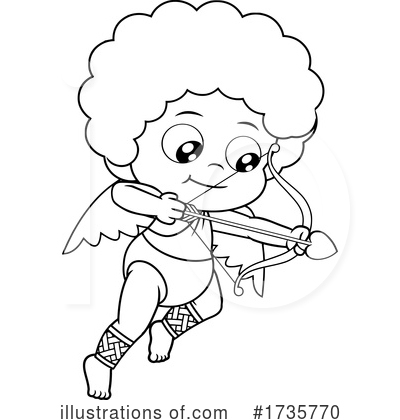 Royalty-Free (RF) Cupid Clipart Illustration by Hit Toon - Stock Sample #1735770