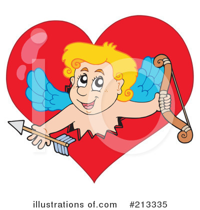 Royalty-Free (RF) Cupid Clipart Illustration by visekart - Stock Sample #213335