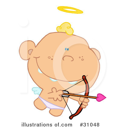 Royalty-Free (RF) Cupid Clipart Illustration by Hit Toon - Stock Sample #31048