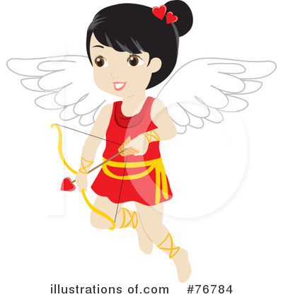 Royalty-Free (RF) Cupid Clipart Illustration by Rosie Piter - Stock Sample #76784