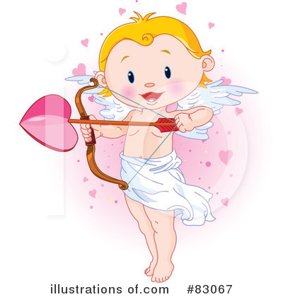 Royalty-Free (RF) Cupid Clipart Illustration by Pushkin - Stock Sample #83067