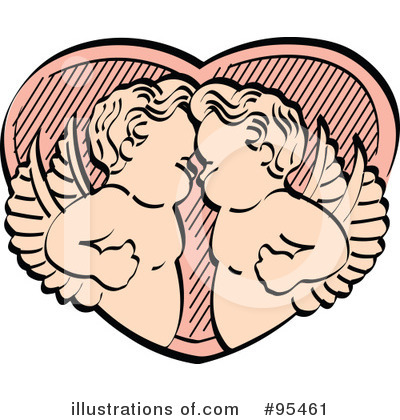 Royalty-Free (RF) Cupid Clipart Illustration by Andy Nortnik - Stock Sample #95461