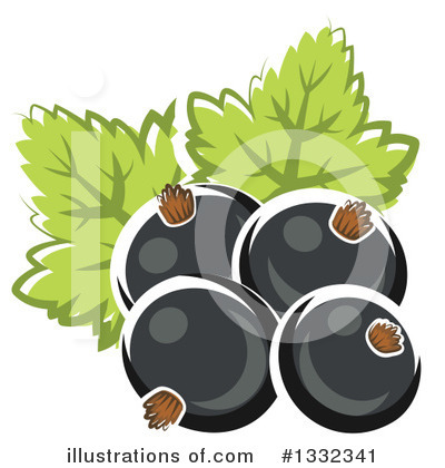 Berries Clipart #1332341 by Vector Tradition SM