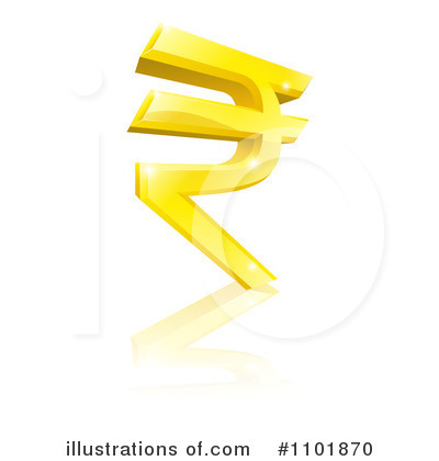 Rupee Clipart #1101870 by AtStockIllustration