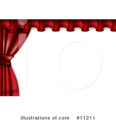 Stage Curtain Clipart #11211 by Leo Blanchette