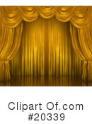 Curtains Clipart #20339 by Tonis Pan