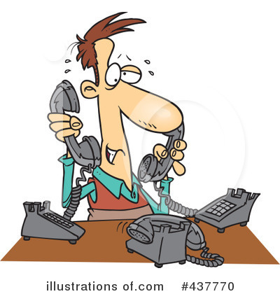 Telemarketing Clipart #437770 by toonaday
