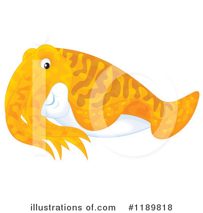 Royalty-Free (RF) Cuttlefish Clipart Illustration by Alex Bannykh - Stock Sample #1189818