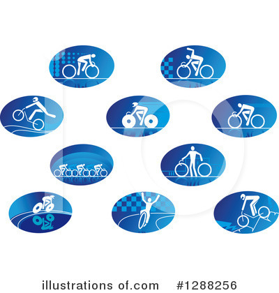 Spin Bike Clipart #1288256 by Vector Tradition SM
