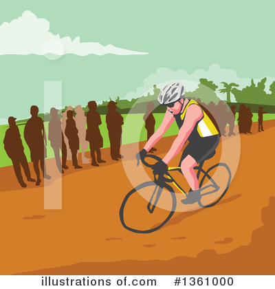 Royalty-Free (RF) Cycling Clipart Illustration by patrimonio - Stock Sample #1361000