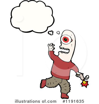 Royalty-Free (RF) Cyclops Clipart Illustration by lineartestpilot - Stock Sample #1191635