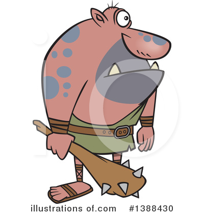Royalty-Free (RF) Cyclops Clipart Illustration by toonaday - Stock Sample #1388430