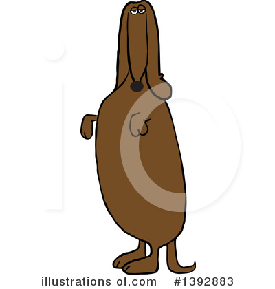 Wiener Dog Clipart #1392883 by djart