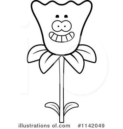 Royalty-Free (RF) Daffodil Clipart Illustration by Cory Thoman - Stock Sample #1142049