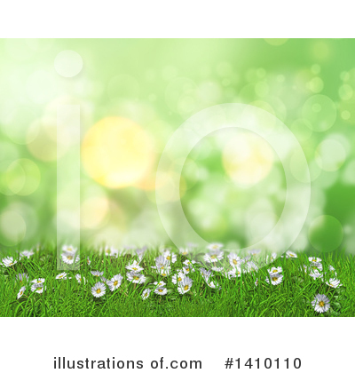 Royalty-Free (RF) Daisy Clipart Illustration by KJ Pargeter - Stock Sample #1410110