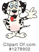 Dalmatian Clipart #1278902 by Dennis Holmes Designs