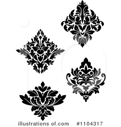 Floral Design Elements Clipart #1104317 by Vector Tradition SM