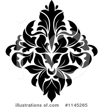 Royalty-Free (RF) Damask Clipart Illustration by Vector Tradition SM - Stock Sample #1145265