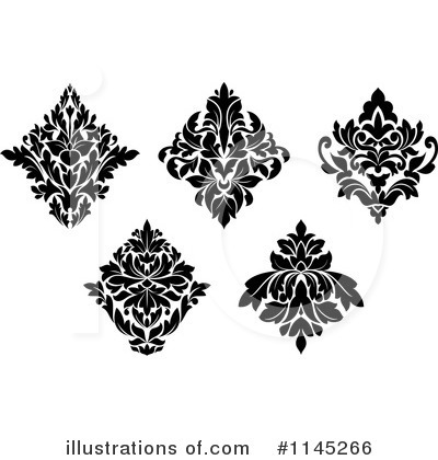 Royalty-Free (RF) Damask Clipart Illustration by Vector Tradition SM - Stock Sample #1145266