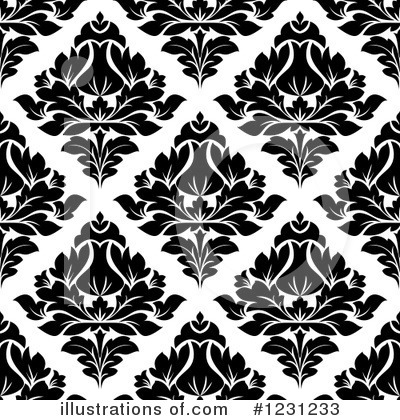 Royalty-Free (RF) Damask Clipart Illustration by Vector Tradition SM - Stock Sample #1231233