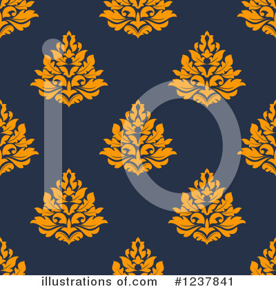Royalty-Free (RF) Damask Clipart Illustration by Vector Tradition SM - Stock Sample #1237841