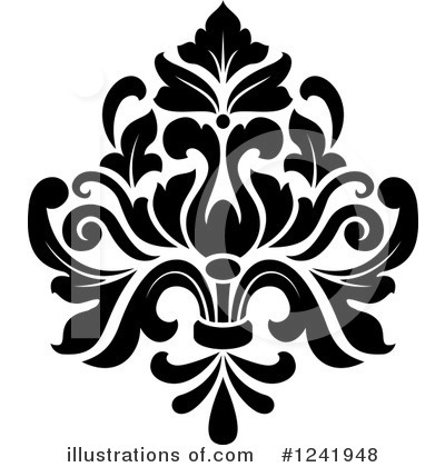 Royalty-Free (RF) Damask Clipart Illustration by Vector Tradition SM - Stock Sample #1241948