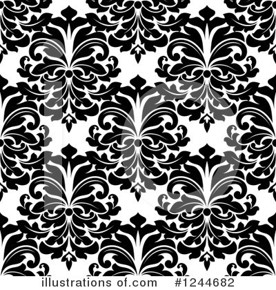 Royalty-Free (RF) Damask Clipart Illustration by Vector Tradition SM - Stock Sample #1244682