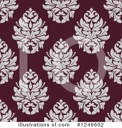 Royalty-Free (RF) Damask Clipart Illustration by Vector Tradition SM - Stock Sample #1246602