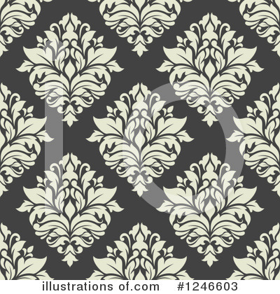 Royalty-Free (RF) Damask Clipart Illustration by Vector Tradition SM - Stock Sample #1246603