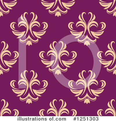 Royalty-Free (RF) Damask Clipart Illustration by Vector Tradition SM - Stock Sample #1251303
