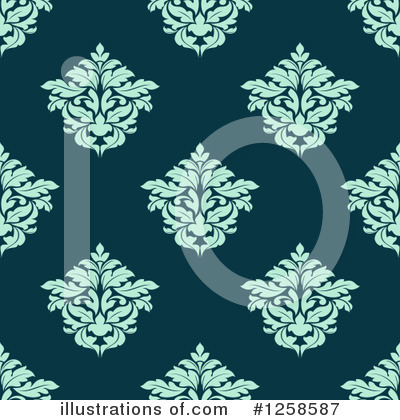 Royalty-Free (RF) Damask Clipart Illustration by Vector Tradition SM - Stock Sample #1258587