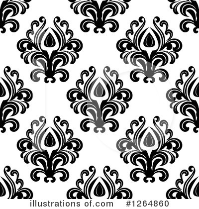 Royalty-Free (RF) Damask Clipart Illustration by Vector Tradition SM - Stock Sample #1264860